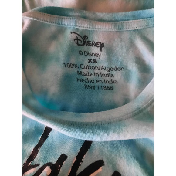 Disney Hakuna Matata blue tye dye short sleeve girls t-shirt - Picture 6 of 6
